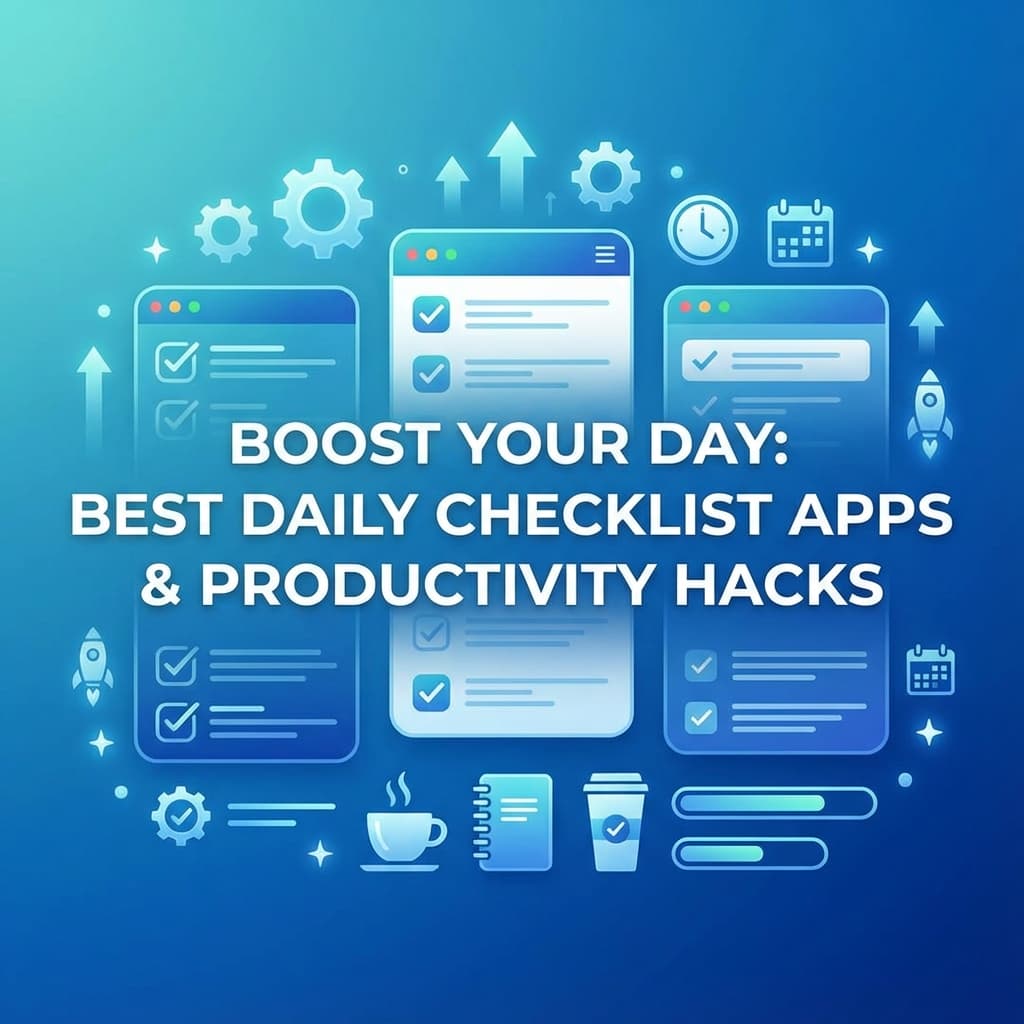 Best Daily Checklist Apps: Boost Productivity and Stay Organized