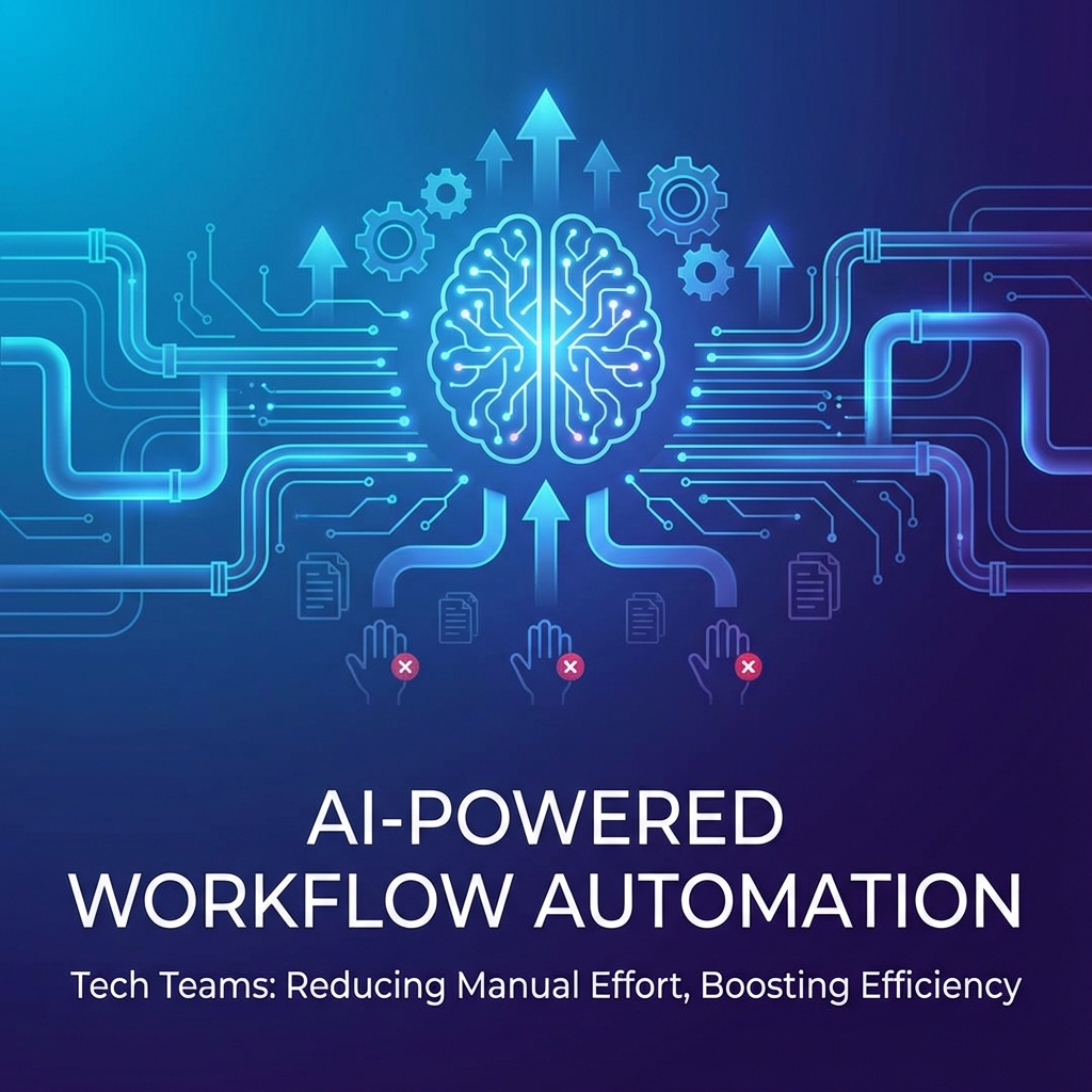 Workflow Automation: How AI Reduces Manual Work in Tech Teams